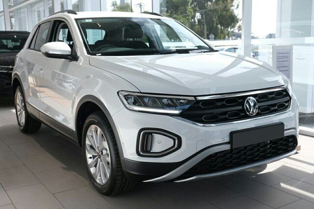 New Volkswagen T-ROC D11 MY24 CityLife Sutherland, 2024 Volkswagen T-ROC D11 MY24 CityLife Pure White 8 Speed Sports Automatic Wagon