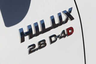 2016 Toyota Hilux GUN136R SR Double Cab 4x2 Hi-Rider Super White 6 Speed Manual Utility