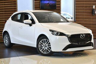 2023 Mazda 2 DJ2HAA G15 SKYACTIV-Drive Evolve White 6 Speed Sports Automatic Hatchback.