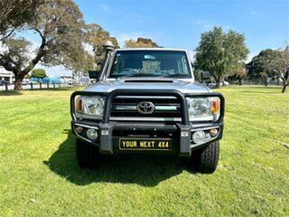 2016 Toyota Landcruiser VDJ79R MY12 Update GXL (4x4) Silver 5 Speed Manual Double C/Chas