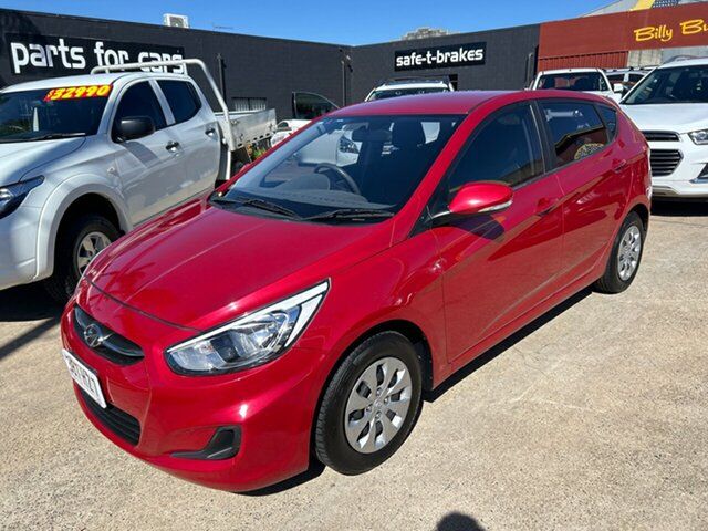 Used Hyundai Accent RB4 MY17 Active Toowoomba, 2016 Hyundai Accent RB4 MY17 Active 6 Speed Constant Variable Hatchback