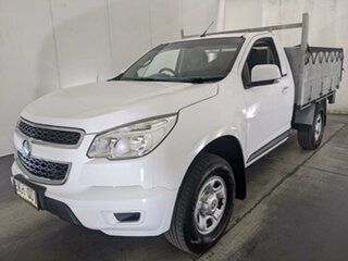 2014 Holden Colorado RG MY14 LX 4x2 White 6 Speed Sports Automatic Cab Chassis