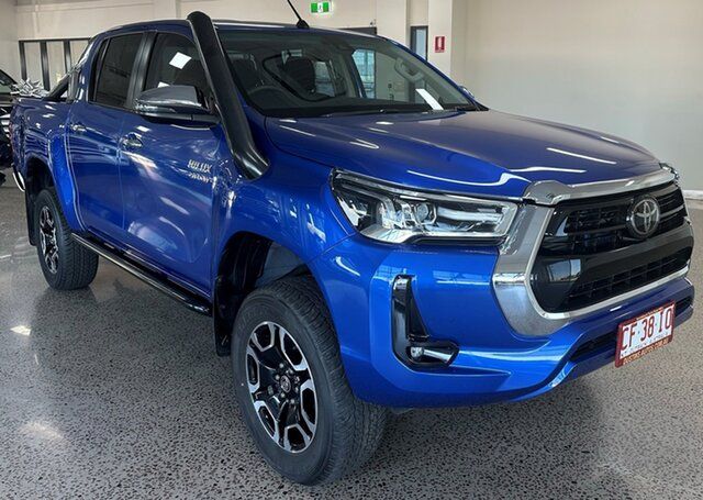 Used Toyota Hilux GUN126R SR5 Double Cab Winnellie, 2021 Toyota Hilux GUN126R SR5 Double Cab Blue 6 Speed Sports Automatic Utility