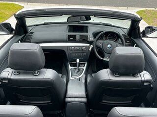 2012 BMW 1 Series E88 LCI MY0911 118d Steptronic White 6 Speed Sports Automatic Convertible