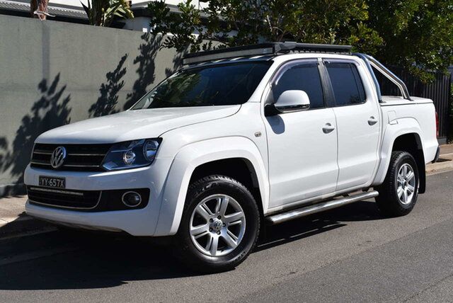 Used Volkswagen Amarok 2H MY12.5 TDI420 4Motion Perm Highline Brighton, 2012 Volkswagen Amarok 2H MY12.5 TDI420 4Motion Perm Highline White 8 Speed Automatic Utility