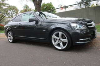 2012 Mercedes-Benz C-Class C204 C250 BlueEFFICIENCY 7G-Tronic + Grey 7 Speed Sports Automatic Coupe.