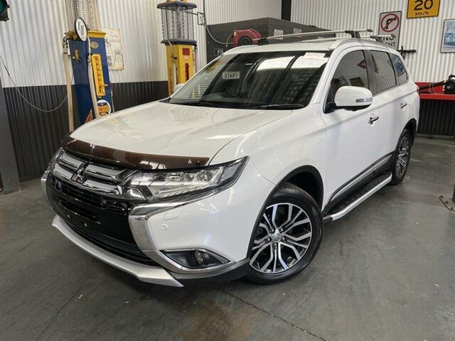 Used Mitsubishi Outlander ZK MY17 Exceed (4x4) McGraths Hill, 2017 Mitsubishi Outlander ZK MY17 Exceed (4x4) White 6 Speed Automatic Wagon