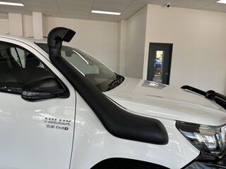 2018 Toyota Hilux GUN126R SR Double Cab White 6 Speed Sports Automatic Utility