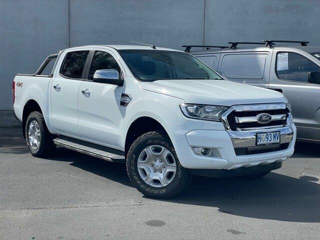 Used Ford Ranger PX MkII 2018.00MY XLT Double Cab Moonah, 2018 Ford Ranger PX MkII 2018.00MY XLT Double Cab White 6 Speed Sports Automatic Utility