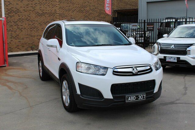 Used Holden Captiva CG MY15 7 LS (FWD) Hoppers Crossing, 2014 Holden Captiva CG MY15 7 LS (FWD) White 6 Speed Automatic Wagon