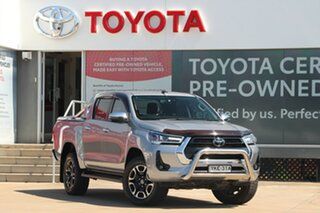 2020 Toyota Hilux GUN126R SR5 Double Cab Silver Sky 6 Speed Sports Automatic Cab Chassis.
