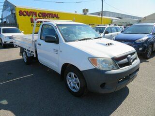 2006 Toyota Hilux KUN16R 06 Upgrade SR White 5 Speed Manual Cab Chassis.