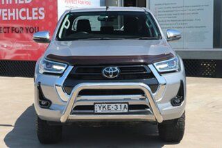 2020 Toyota Hilux GUN126R SR5 Double Cab Silver Sky 6 Speed Sports Automatic Cab Chassis