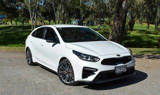 2021 Kia Cerato BD MY21 GT DCT White 7 Speed Sports Automatic Dual Clutch Hatchback.