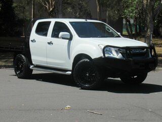 2018 Isuzu D-MAX MY18 SX Crew Cab White 6 Speed Sports Automatic Cab Chassis.