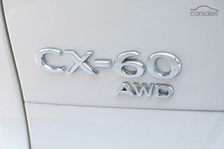 2023 Mazda CX-60 KH0HB P50e Skyactiv-Drive i-ACTIV AWD Azami White 8 Speed