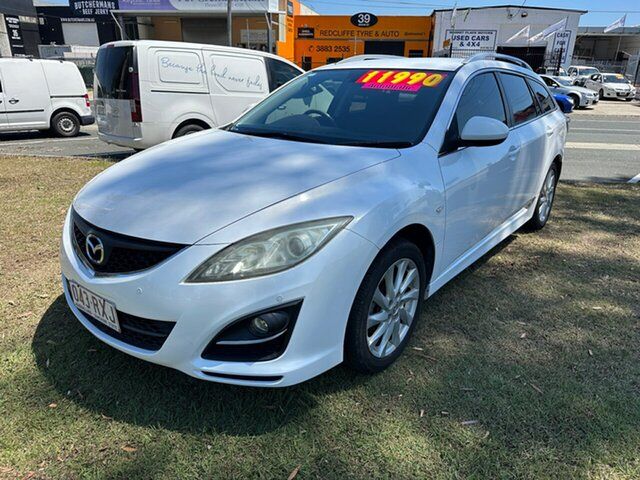 Used Mazda 6 GH1052 MY12 Touring Clontarf, 2011 Mazda 6 GH1052 MY12 Touring White 5 Speed Sports Automatic Wagon