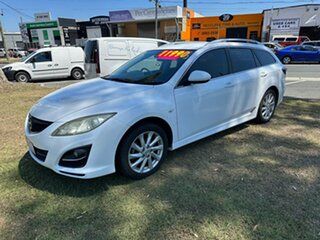 2011 Mazda 6 GH1052 MY12 Touring White 5 Speed Sports Automatic Wagon
