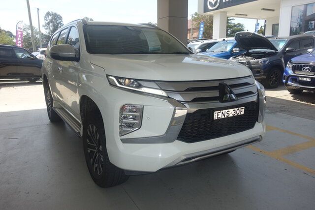 Used Mitsubishi Pajero Sport QF MY21 Exceed East Maitland, 2021 Mitsubishi Pajero Sport QF MY21 Exceed White 8 Speed Sports Automatic Wagon