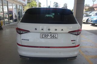 2022 Skoda Kodiaq NS MY22 RS DSG White 7 Speed Sports Automatic Dual Clutch Wagon