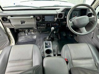 2008 Toyota Landcruiser VDJ76R Workmate White 5 Speed Manual Wagon.