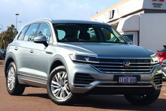 Used Volkswagen Touareg CR MY23 170TDI Tiptronic 4MOTION Cannington, 2022 Volkswagen Touareg CR MY23 170TDI Tiptronic 4MOTION Silver 8 Speed Sports Automatic Wagon