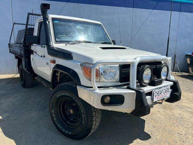 Used Toyota Landcruiser VDJ79R 09 Upgrade Workmate (4x4) Hoppers Crossing, 2010 Toyota Landcruiser VDJ79R 09 Upgrade Workmate (4x4) White 5 Speed Manual Cab Chassis