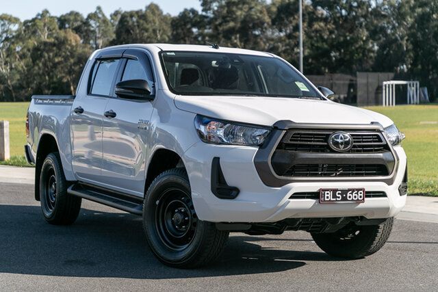Pre-Owned Toyota Hilux 4x4 Oakleigh, 2020 Toyota Hilux 4x4 Glacier White Automatic Dual Cab