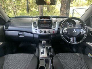 2014 Mitsubishi Triton MN MY15 GLX-R Double Cab White 5 Speed Sports Automatic Utility