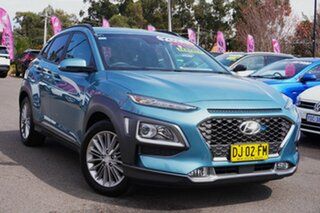 2019 Hyundai Kona OS.2 MY19 Elite 2WD Blue 6 Speed Sports Automatic Wagon.