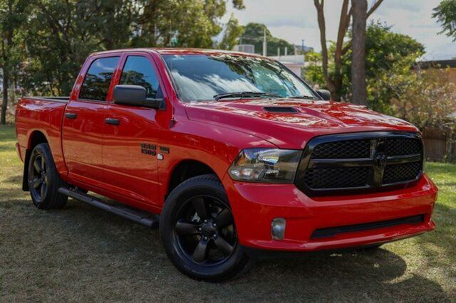 Demo Ram 1500 DS MY22 Express SWB Mount Gravatt, 2022 Ram 1500 DS MY22 Express SWB Flame Red 8 Speed Automatic Utility