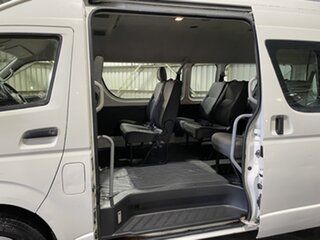2011 Toyota HiAce TRH223R MY11 Commuter High Roof Super LWB White 4 Speed Automatic Bus