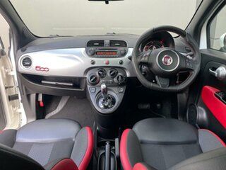 2015 Fiat 500 Series 3 S Dualogic White 5 Speed Sports Automatic Single Clutch Hatchback