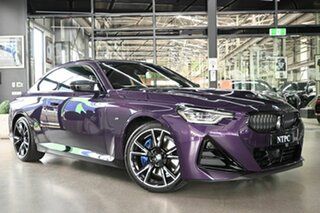 2023 BMW 2 Series G42 M240i Steptronic xDrive Purple 8 Speed Sports Automatic Coupe.
