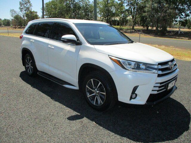 Pre-Owned Toyota Kluger GSU55R GXL AWD Roma, 2017 Toyota Kluger GSU55R GXL AWD Crystal Pearl 8 Speed Sports Automatic Wagon