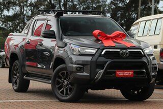 2022 Toyota Hilux GUN126R Rogue Double Cab Charcoal 6 Speed Sports Automatic Utility