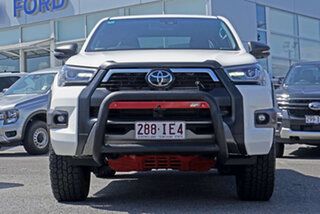 2021 Toyota Hilux GUN126R Rogue Double Cab White 6 Speed Sports Automatic Utility.