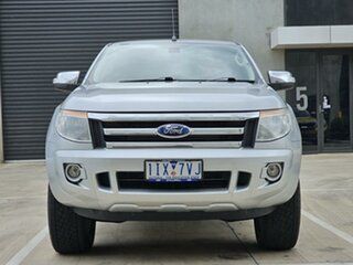 2011 Ford Ranger PX XLT Double Cab Silver 6 Speed Manual Utility