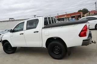 2018 Toyota Hilux GUN125R Workmate Double Cab White 6 Speed Sports Automatic Utility