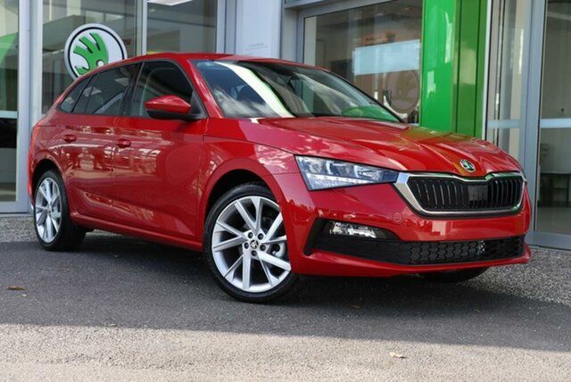 Demo Skoda Scala NW MY23.5 85TSI DSG Ambition Mount Gravatt, 2023 Skoda Scala NW MY23.5 85TSI DSG Ambition Velvet Red 7 Speed Sports Automatic Dual Clutch