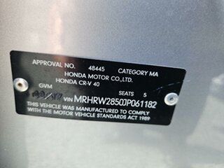 2017 Honda CR-V RW MY18 VTi-S 4WD Lunar Silver 1 Speed Constant Variable Wagon