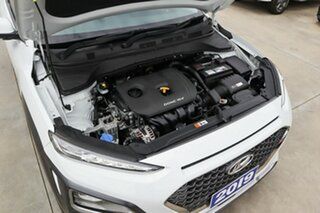 2019 Hyundai Kona OS.2 MY19 Elite 2WD White 6 Speed Sports Automatic Wagon