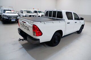 2022 Toyota Hilux TGN121R Workmate Double Cab 4x2 White 6 Speed Sports Automatic Utility