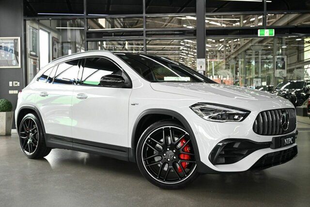 Used Mercedes-Benz GLA-Class H247 802+052MY GLA45 AMG SPEEDSHIFT DCT 4MATIC+ S North Melbourne, 2022 Mercedes-Benz GLA-Class H247 802+052MY GLA45 AMG SPEEDSHIFT DCT 4MATIC+ S White 8 Speed