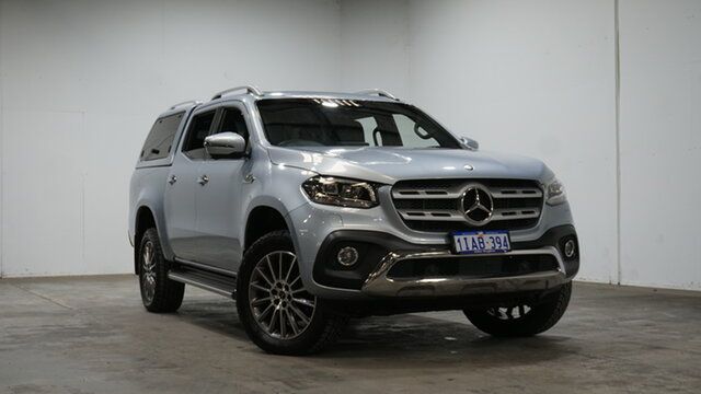 Used Mercedes-Benz X-Class 470 X350d 7G-Tronic + 4MATIC Power Victoria Park, 2018 Mercedes-Benz X-Class 470 X350d 7G-Tronic + 4MATIC Power Diamond Silver 7 Speed