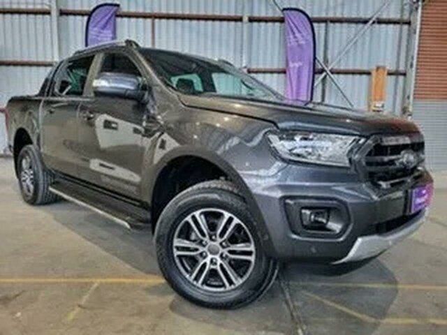 Used Ford Ranger PX MkIII 2021.25MY Wildtrak Hillcrest, 2021 Ford Ranger PX MkIII 2021.25MY Wildtrak Grey 10 Speed Sports Automatic Double Cab Pick Up