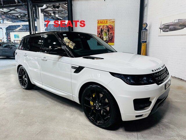 Used Land Rover Range Rover Sport L494 MY14.5 HSE Port Melbourne, 2013 Land Rover Range Rover Sport L494 MY14.5 HSE White 8 Speed Sports Automatic Wagon