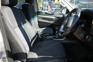 2015 Toyota Hilux GUN136R SR5 Hi-Rider Silver 6 Speed Manual Dual Cab Utility