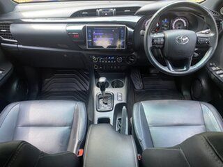 2019 Toyota Hilux GUN126R Rugged X Double Cab Nebula Blue 6 Speed Automatic Dual Cab