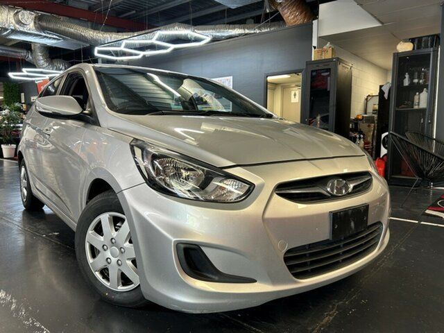 Used Hyundai Accent RB Active Ashmore, 2012 Hyundai Accent RB Active Silver 4 Speed Sports Automatic Hatchback